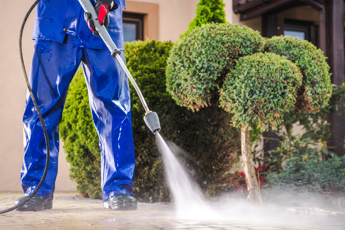 Ground Pressure Washing